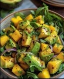 Salade avocat mangue du marché