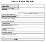 Exemple rapport de prospection par téléphone